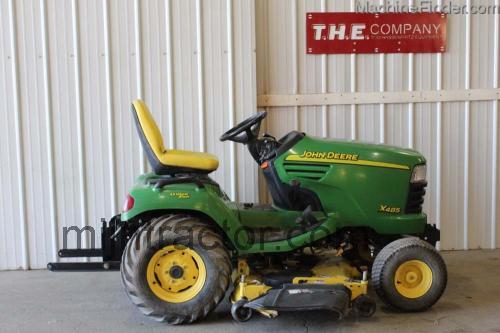 John Deere X485 beoordelingen en specificaties