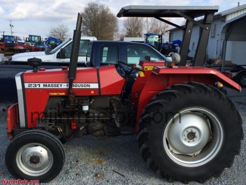 Massey Ferguson 231 specificaties